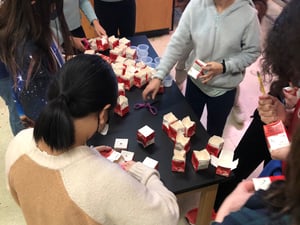 filling the milk cartons